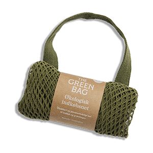 The Green Bag Handlenett av Økologisk Bomull Army - 1 Stk