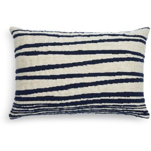 Ethnicraft White Stripes Cushion Lumbar 40 X 60 Cm