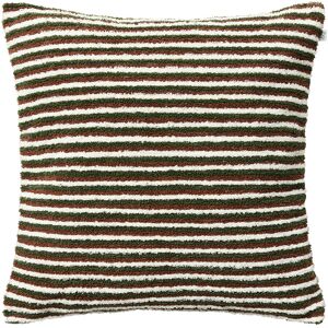 Chhatwal & Jonsson Raipur - Linen/bouclé 50x50 Cm , Cognac/cactus Green/off White