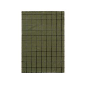 Ferm Living Hale Tea Towel Green / Black