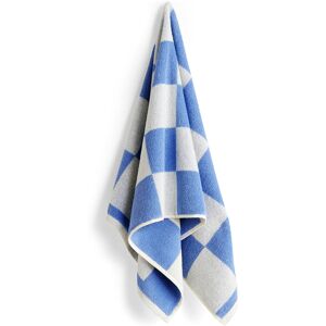 Hay - Check Hand Towel / Sky Blue - Håndklær Og Badehåndklær - Blå