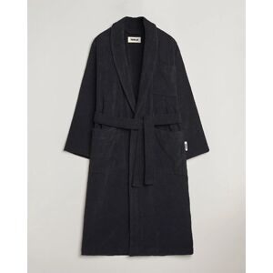 Tekla Organic Terry Bathrobe Black