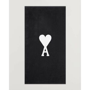 AMI Heart Logo Beach Towel Black/White