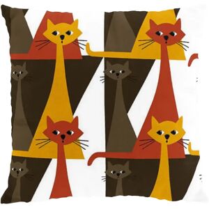 Arvidssons Textil Kitty putetrekk 47x47 cm Brun