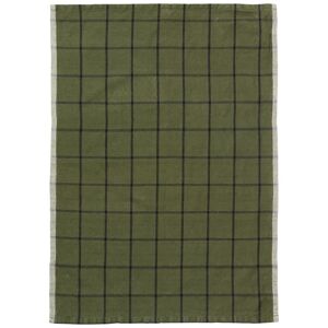 ferm LIVING Hale kjøkkenhåndkle 50x70 cm Green-black