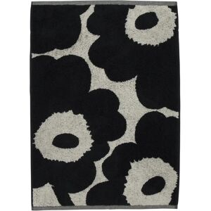 Marimekko Unikko håndkle naturhvit-mørkeblå 50x70 cm