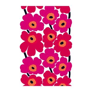 Marimekko Unikko stoff rødt