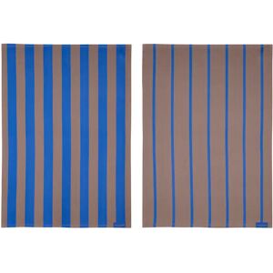 Mette Ditmer Stripes kjøkkenhåndkle 50x70 cm 2-pack Blush