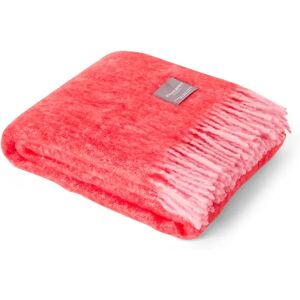 Stackelbergs Mohair pledd Pelagon & red melange