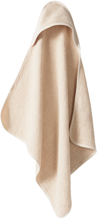 VOLLA MINI babycape - økologisk Linbeige