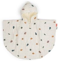 Done By Deer Bath Poncho Sea Friends Beige