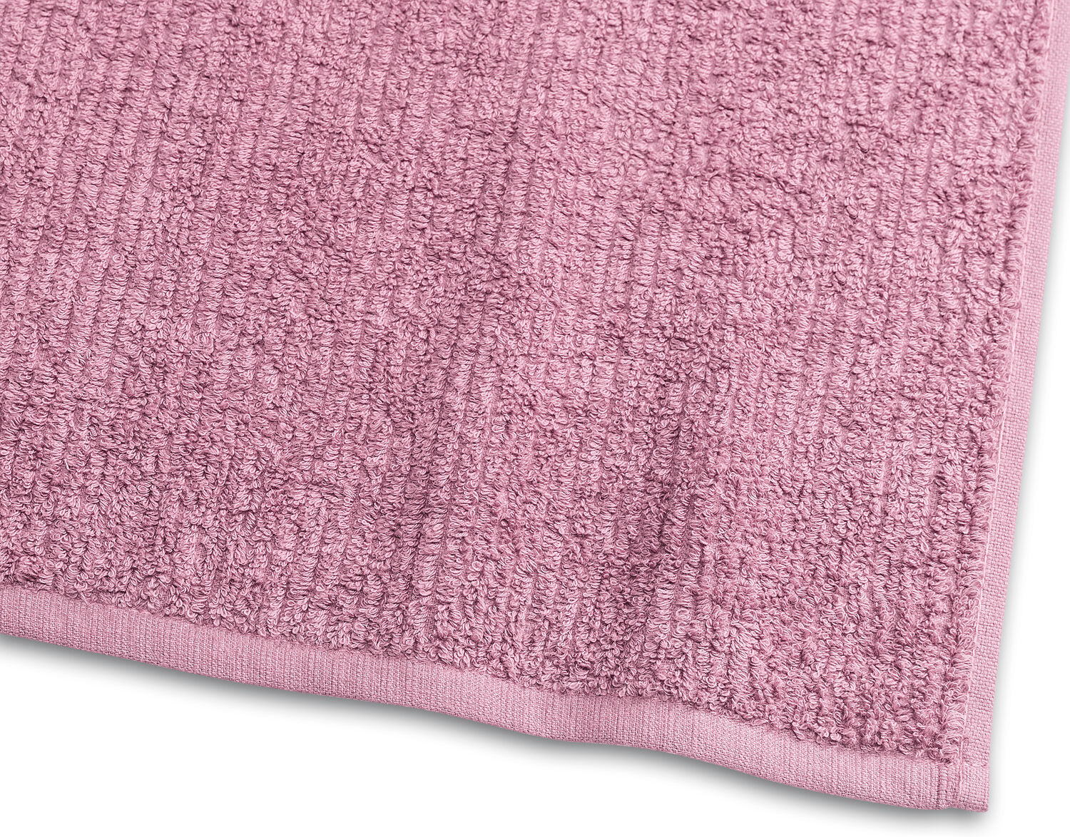 Borganäs of Sweden Badehåndkle Stripe Frotté - Rosa 65x130 Cm