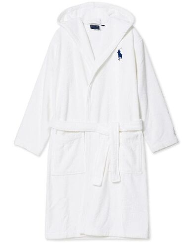 Ralph Lauren Home Polo Player Bathrobe White