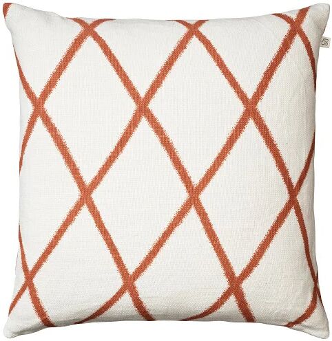 Chhatwal & Jonsson Ikat Orissa putevar 50x50 cm Off white-oransje