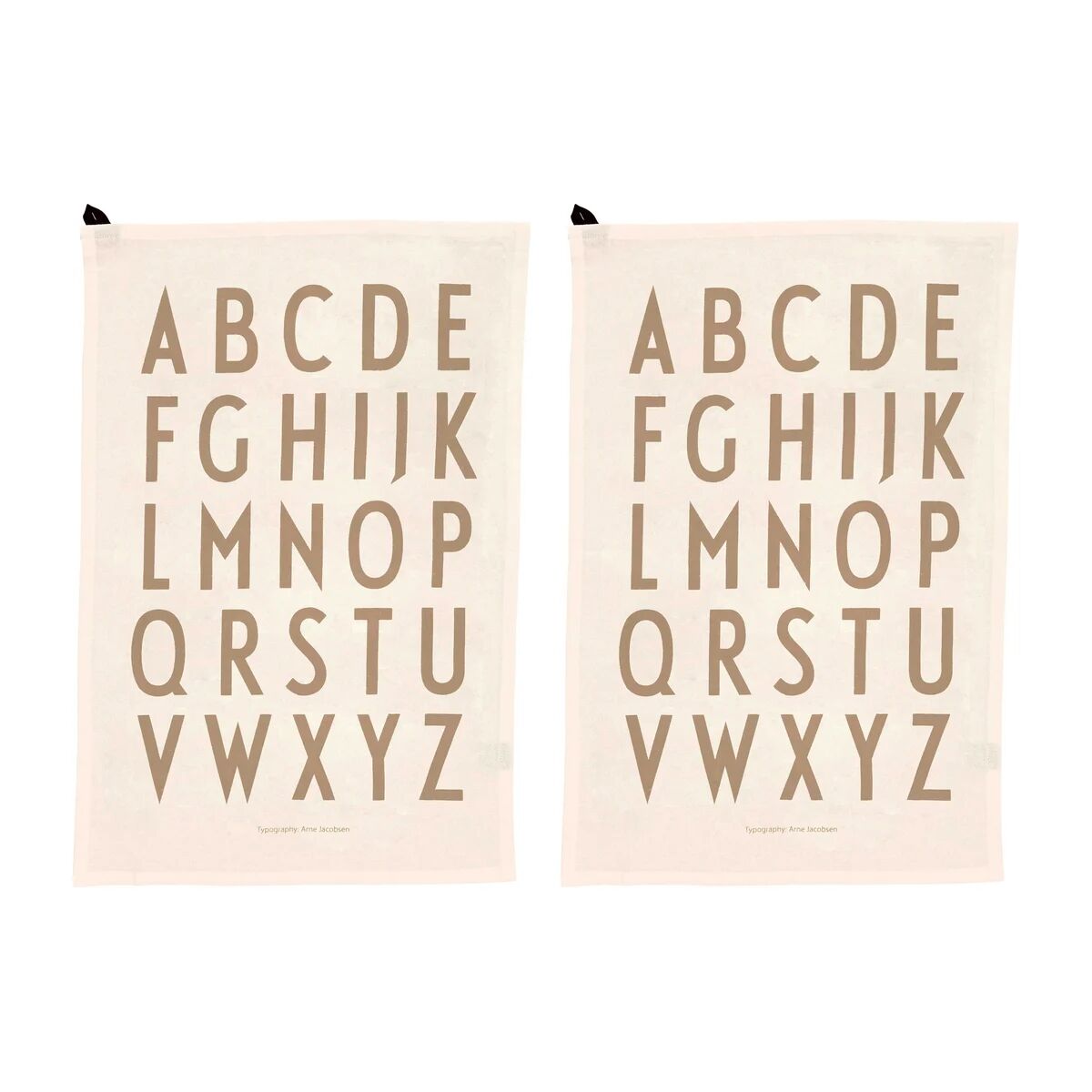Design Letters kjøkkenhåndkle 40x60 cm 2-stk. Off white