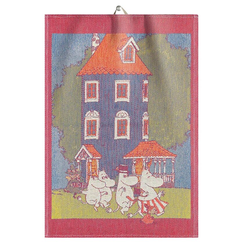 Ekelund Linneväveri Mummi kjøkkenhåndkle 35x50 cm Moomin house