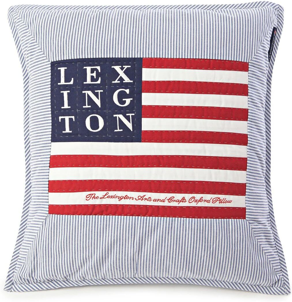 Lexington Icons Arts & Crafts putetrekk 50x50 cm Blue-white