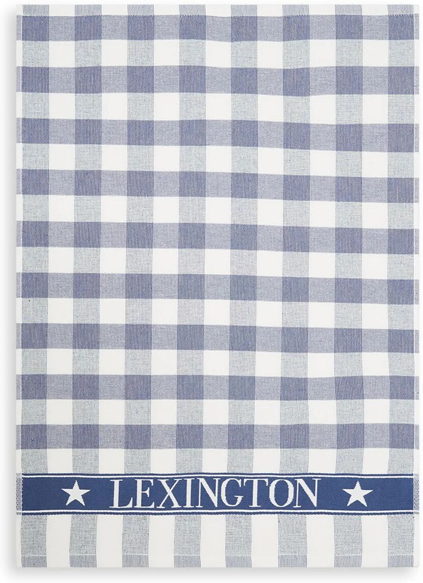 Lexington Icons Checked Terry kjøkkenhåndkle 50x70 cm Blue-white