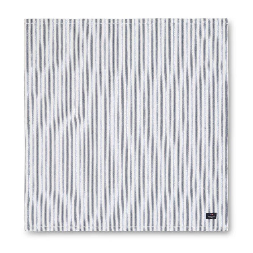 Lexington Icons Herringbone Striped serviett 50x50 cm Blue-white