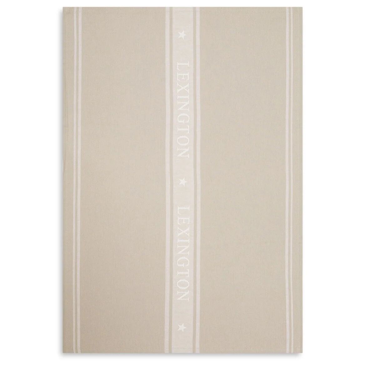 Lexington Icons Star kjøkkenhåndkle 50x70 cm Beige-white