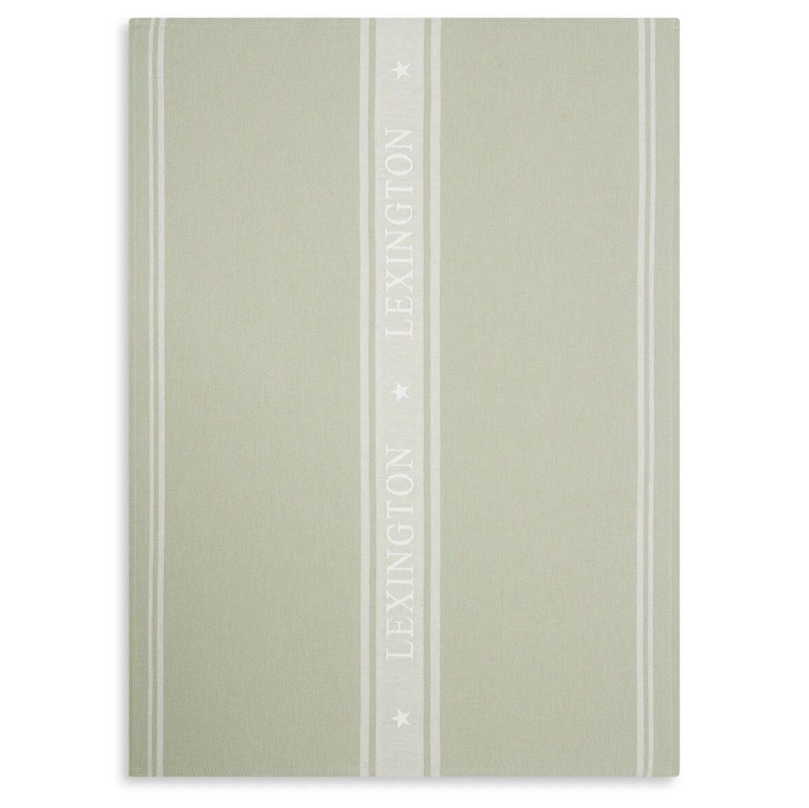 Lexington Icons Star kjøkkenhåndkle 50x70 cm Sage green-white