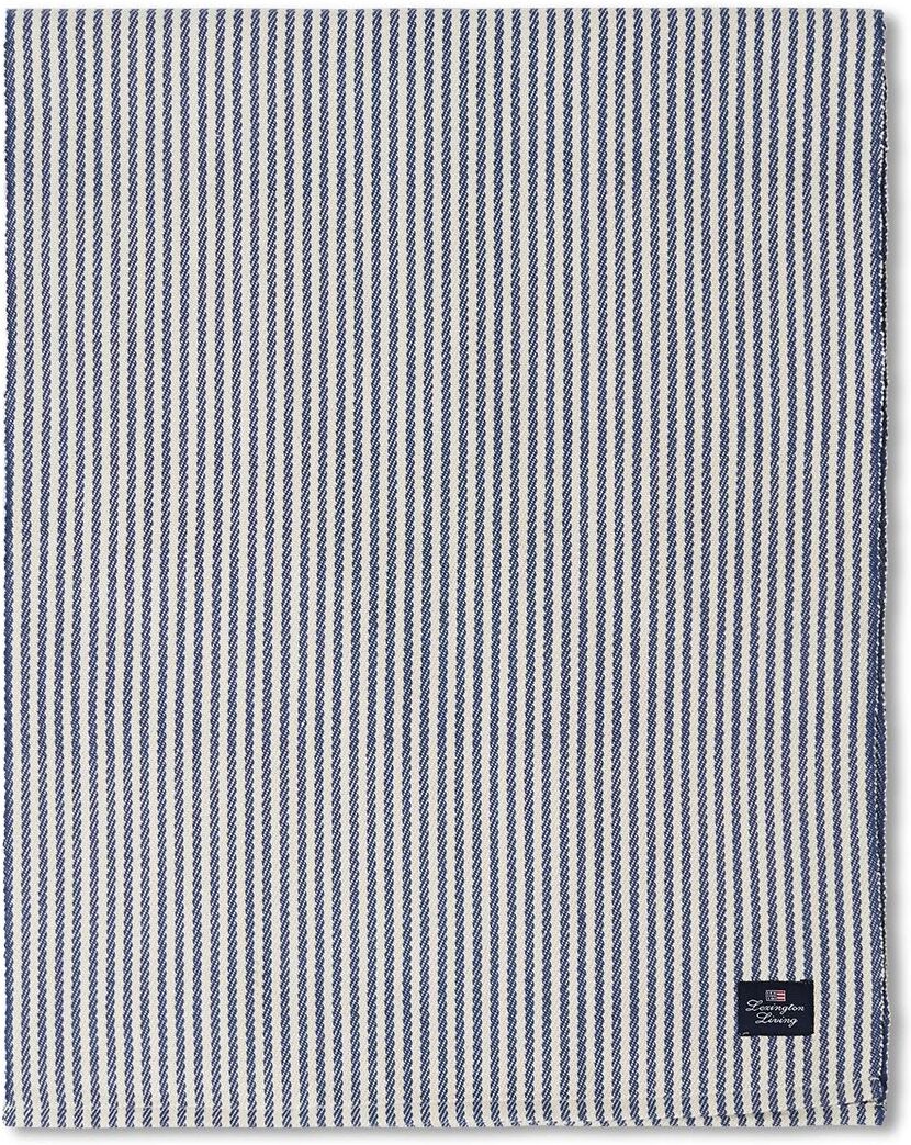 Lexington Striped Rips bordsløper 50x250 cm Blue-white