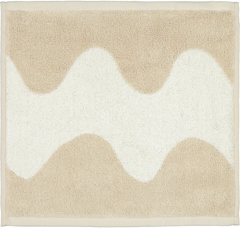 Marimekko Lokki håndkle beige-hvit 30x30 cm