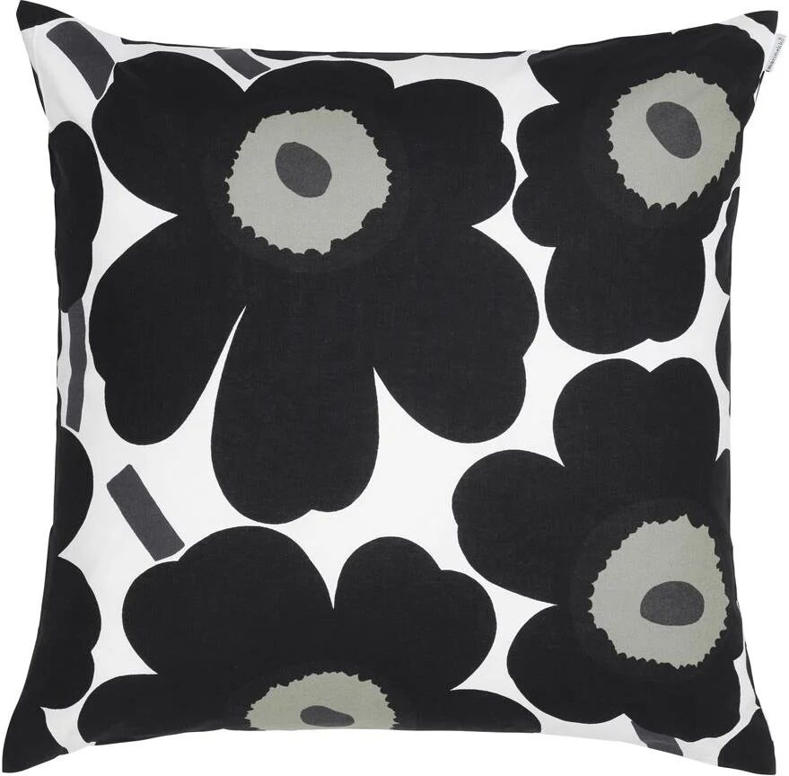 Marimekko Pieni Unikko putevar 50x50 cm svart