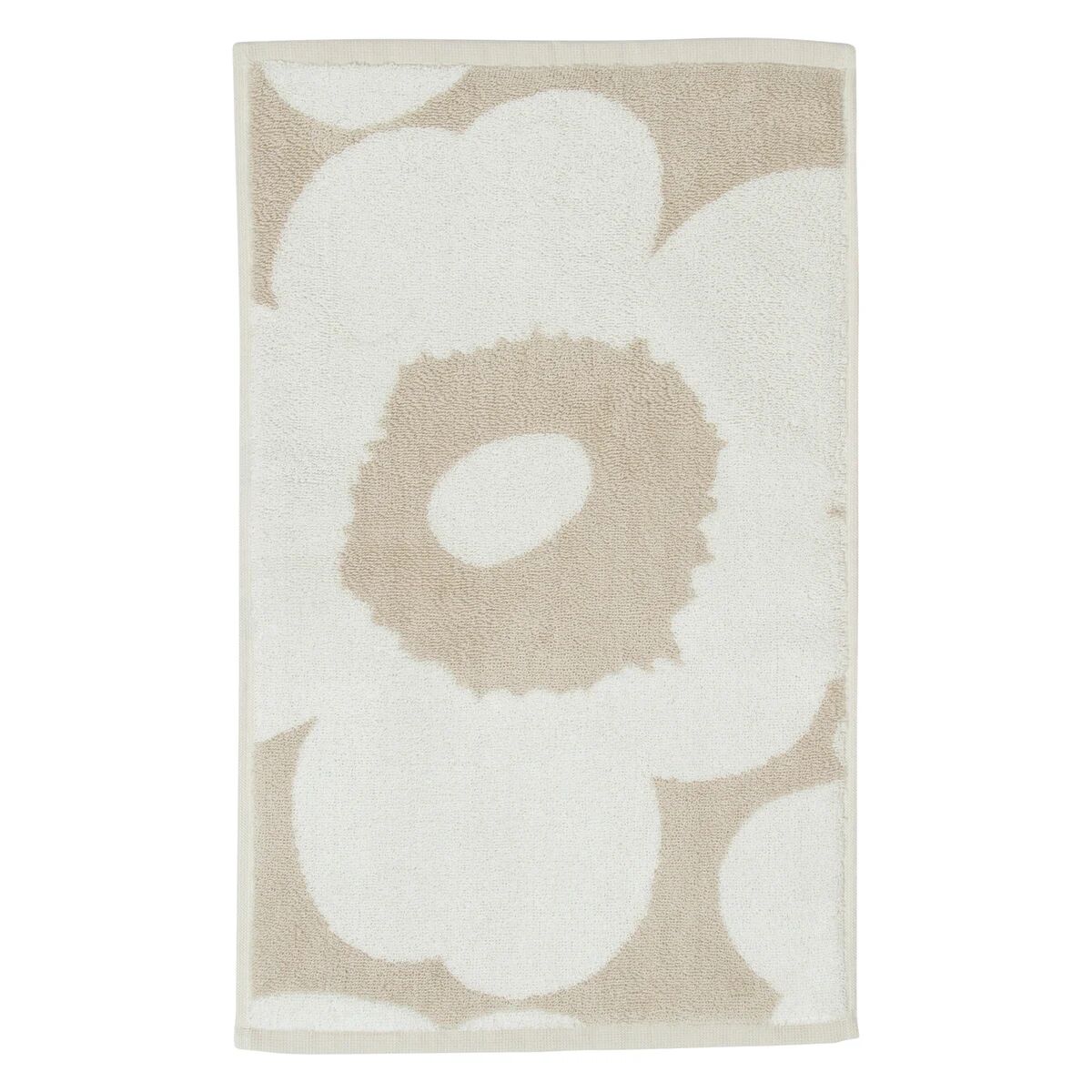 Marimekko Unikko håndkle beige-hvit 30x50 cm