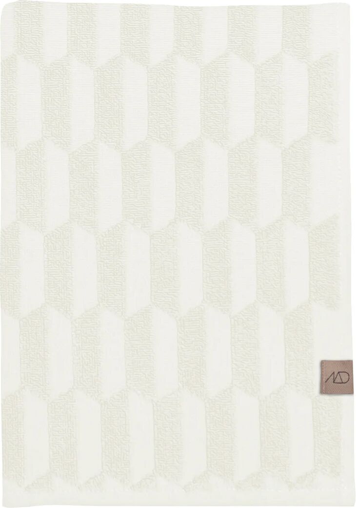 Mette Ditmer Geo håndkle 50x95 cm Off white