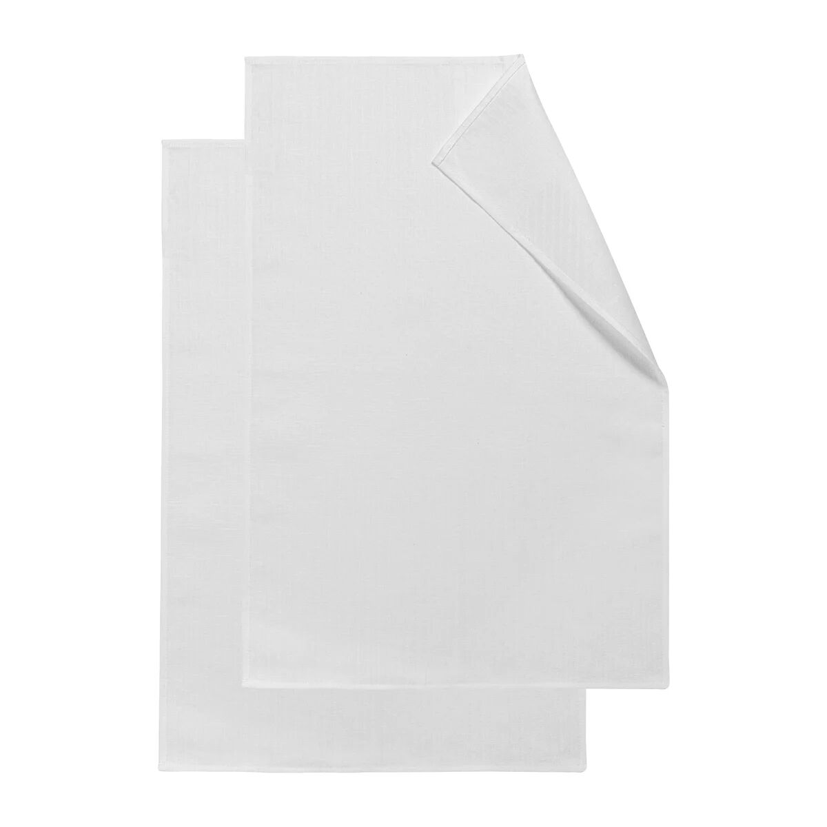 NJRD Stripes kjøkkenhåndkle 47 x 70 cm 2-pakning Hvit