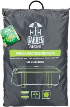 Aktive Capa para Mesa de Jardim 61500 Cinza (180x110x60cm)