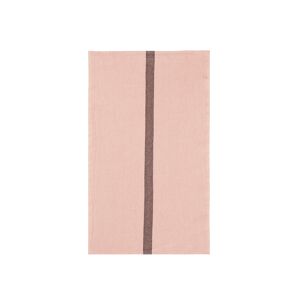 Charvet Éditions - Tea Towel Doudou Raye - Petale - Rosa - Kökshanddukar