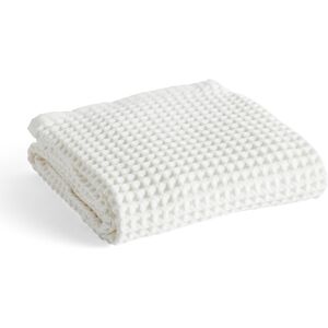 Hay - Waffle Bath Towel W70 X L140 - White - Vit - Handdukar Och Badlakan