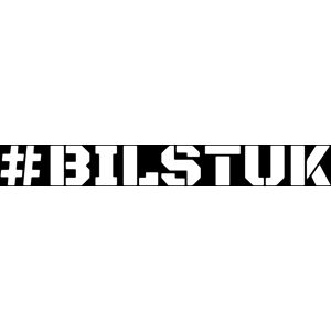 #BILSTUK DEKAL30cmVit Vit