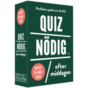 Quiznödig Efter middagen