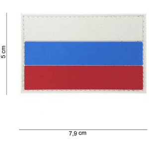 101 INC PVC Patch - Russian Flag (Färg: Vit)