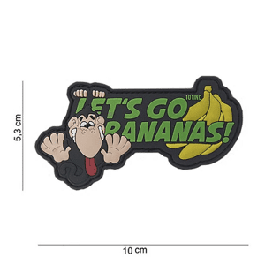 101 INC PVC Patch - Let's go bananas (Färg: Gul)