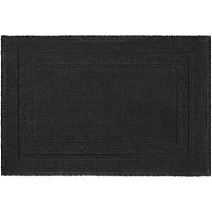 RHOMTUFT Grace Bath Mat black 2.2 H x 70.0 W cm