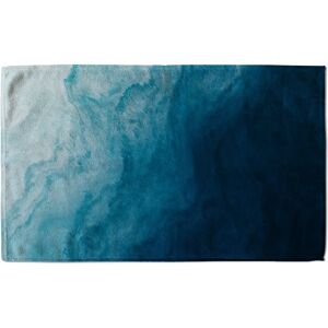 East Urban Home Dorlene Bath Towel Single blue/white 160.0 W cm