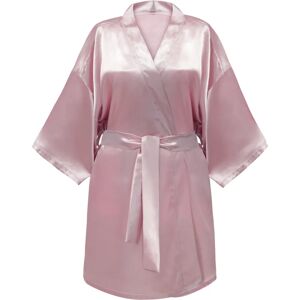 GLOV Bathrobes Kimono-style dressing gown W satin Pink 1 pc