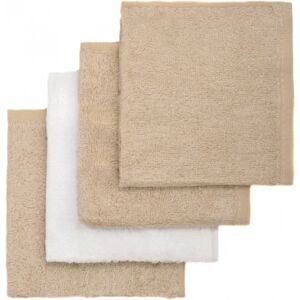 T-TOMI BIO Bamboo Baby Washcloths washcloth Beige 25 x 25 cm 4 pc