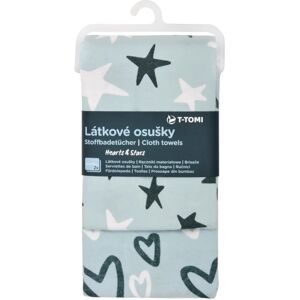 T-Tomi Cloth Towels Hearts & Stars towel 80x100 cm 2 pc