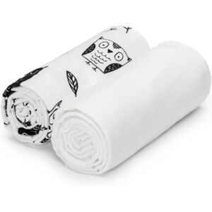 T-TOMI TETRA Cloth Towels EXCLUSIVE COLLECTION towel Owls 90x100 cm 2 pc