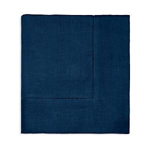 Sferra Festival Square Hemstitched Tablecloth, 66 x 66  - Navy