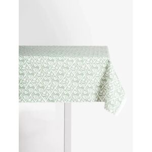 John Lewis Augusta PVC Tablecloth Fabric, Dusty Green - Dusty Green - Unisex - Size: Width:130cm:Length20m