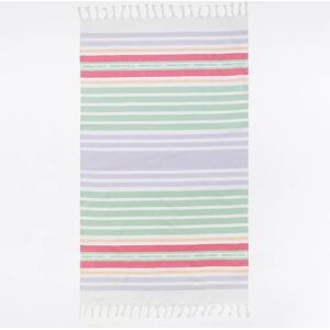 BIMBA Y LOLA Multicolor striped cotton towel AQUAMARINA UN adult