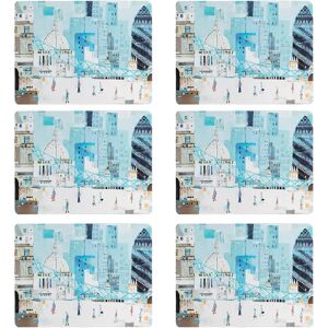 Denby Set Of 6 London Scene Placemats