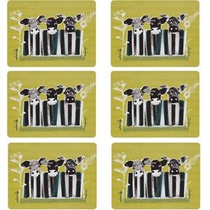 Denby Set Of 6 Cow Placemats