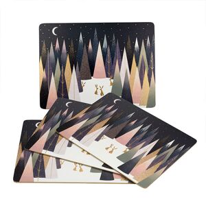 Sara Miller London Sara Miller Frosted Pines Collection Set of 4 Large Placemats